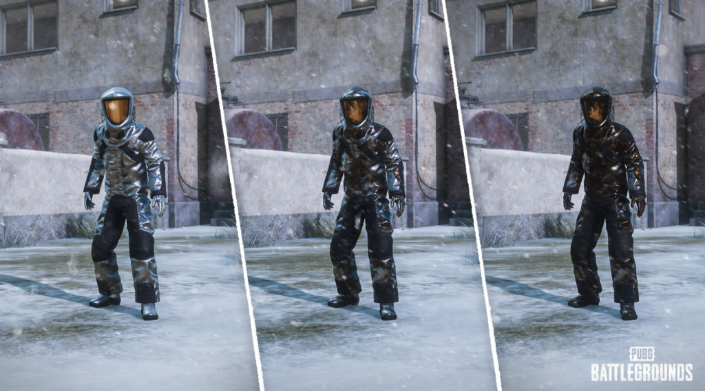 특수 내열 수트의 모습