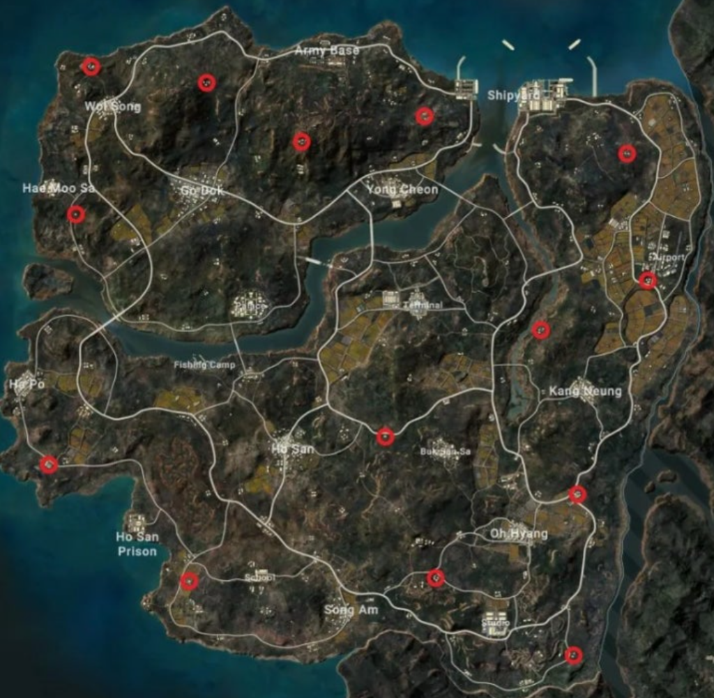 테이고 비밀의 방 지도